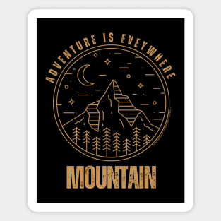 Adventure Is Everywhere - Mountain Magnet